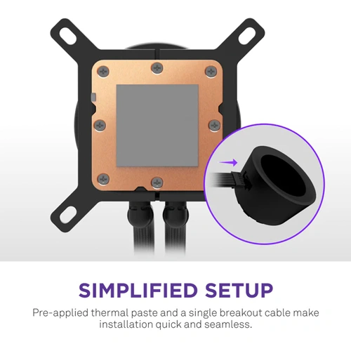 NZXT Kraken Plus 360 RGB CPU Liquid Cooler with LCD Display